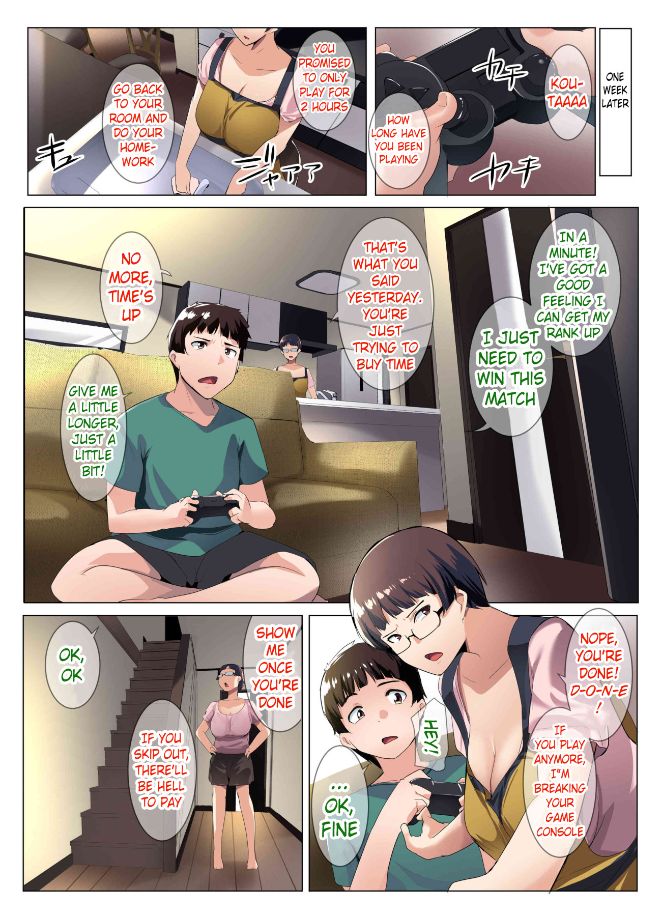 Hentai Manga Comic-The Glasses-Wearing Wife's Friend-Read-36